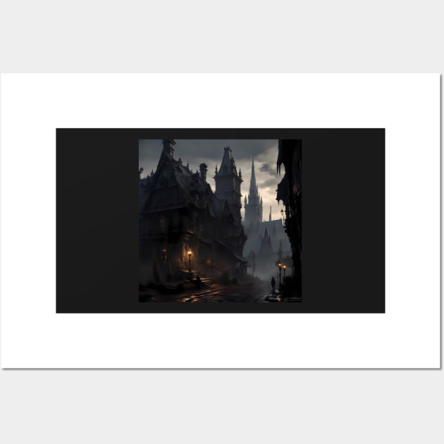 Bloodborne inspired art Wall Art by IOANNISSKEVAS